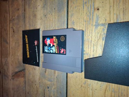 wrecking crew nes met handleiding usa ntsc, Spelcomputers en Games, Games | Nintendo NES, Zo goed als nieuw, 1 speler, Ophalen