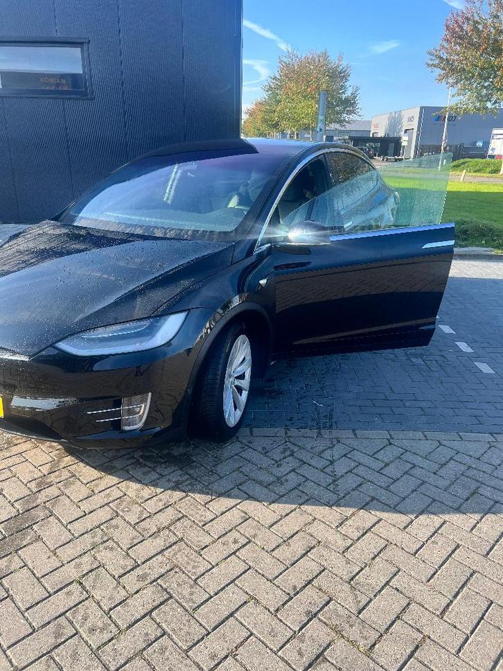 Tesla Model X 2018 Zwart, Auto's, Tesla, Particulier, Model X, 4x4, ABS, Achteruitrijcamera, Adaptieve lichten, Adaptive Cruise Control