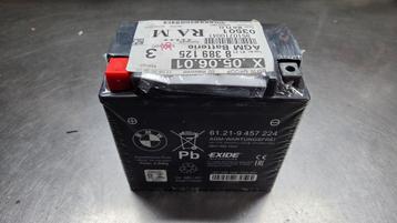 Exide accu 61.21-9 457 224 / 61 21 8 389 125 BMW R Nine 1250 beschikbaar voor biedingen