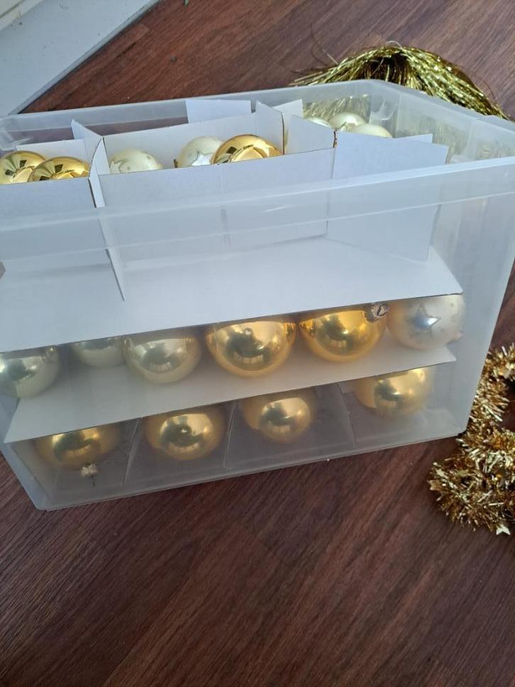 In prima staat  veel  Gouden Kerstboom Versiering, Diversen, Kerst, Zo goed als nieuw, Ophalen