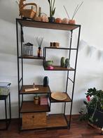 Open wandmeubel vakkenkast, met vaste planken, Met plank(en), Ophalen of Verzenden, Zo goed als nieuw, Minder dan 150 cm