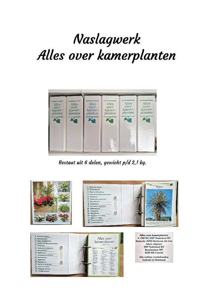 planten encyclopedie, Boeken, Encyclopedieën, Zo goed als nieuw, Complete serie, Bloemen en Planten, Ophalen of Verzenden