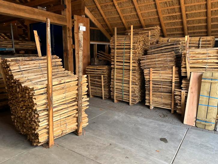 Engels hekwerk Kastanjehout schapenhek kippen afrastering, Tuin en Terras, Tuinhekken en Hekwerk, Nieuw, Tuinhek, Hout, Met poort