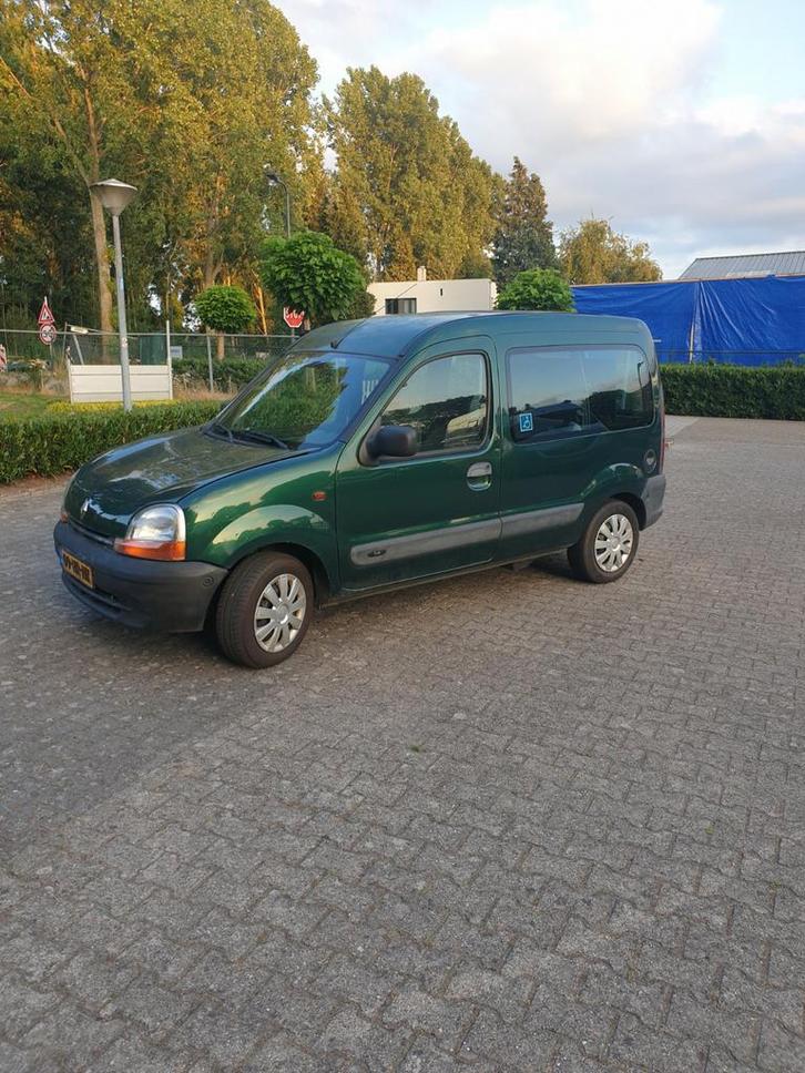 Renault Kangoo Rolstoelauto, Auto's, Renault, Particulier, Kangoo, Benzine, D, MPV, Handgeschakeld, Origineel Nederlands, Groen