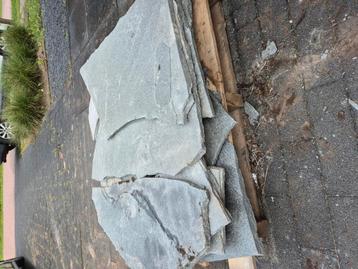 Flagstone grijs +- 10m2  beschikbaar voor biedingen
