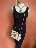 Nieuw leuk beugeltasje gobelin stof met kraaltjes 😍👌💝, Verzenden, Nieuw, Overige kleuren, Schoudertasje