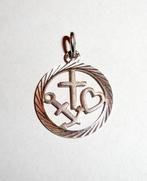 Hanger zilver Geloof Hoop Liefde, Verzenden, Zo goed als nieuw, Kruis of Symbool, Zilver