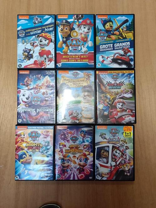 Paw Patrol DVD Collectie - 9 Films!, Cd's en Dvd's, Dvd's | Kinderen en Jeugd, Zo goed als nieuw, Film, Avontuur, Boxset, Alle leeftijden