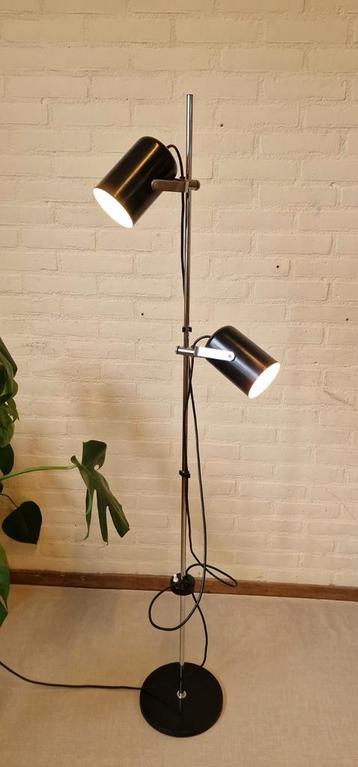Vintage Anvia vloerlamp - chroom / zwart beschikbaar voor biedingen