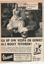 Retro reclame 1960 Vespa brommer scooter Friese meren, Verzenden, Overige typen