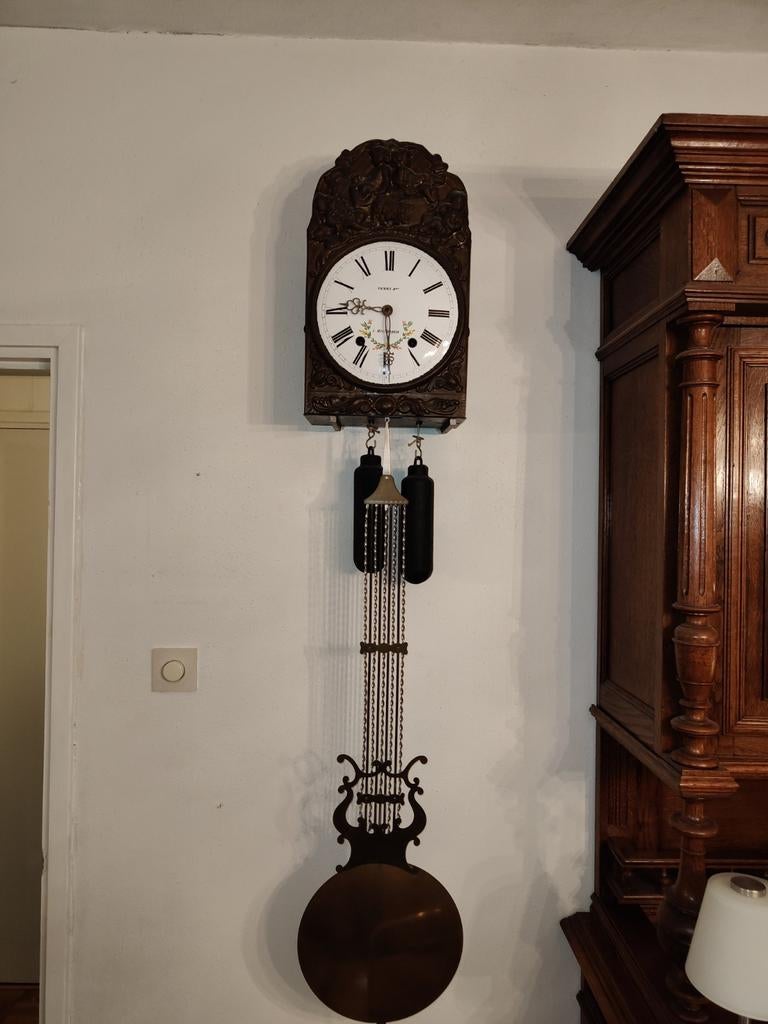 Antieke Comtoise Klok - Perry Hec a Montlucon, Ophalen