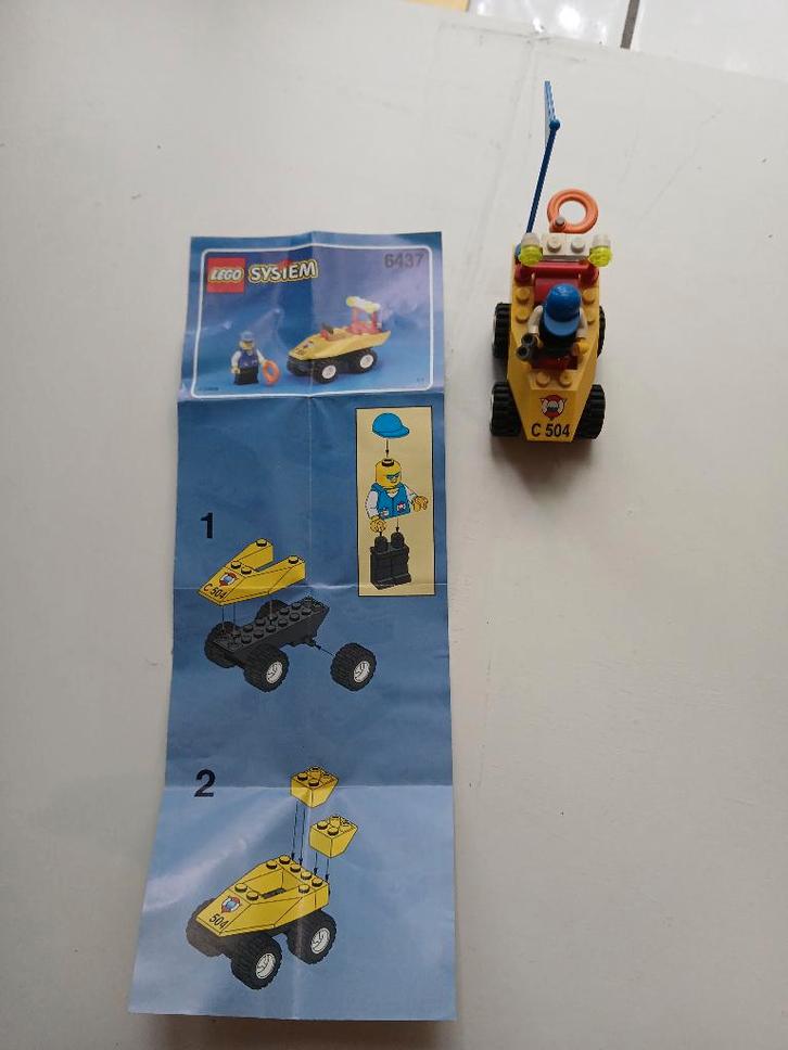lego 6437 beach buggy (1999), Kinderen en Baby's, Speelgoed | Duplo en Lego, Zo goed als nieuw, Lego, Complete set, Ophalen of Verzenden