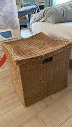 Grote opbergmand van zeegras, Huis en Inrichting, Woonaccessoires | Schalen en Manden, Ophalen of Verzenden, Rechthoekig, Riet