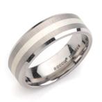 Boccia titanium ring met zilver                      0106-02, Overige materialen, Overige kleuren, ., Nieuw