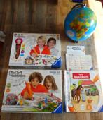 Tiptoi Starter set pen/stift + 1 Spel + Globe + 2 boeken., Ophalen of Verzenden, Zo goed als nieuw, Puzzelen, Met geluid