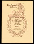 Heer Bommel jubileert  Menu van de feestmaaltijd Bommelstein, Verzamelen, Ophalen of Verzenden, Olivier B, Bommel en Tom Poes
