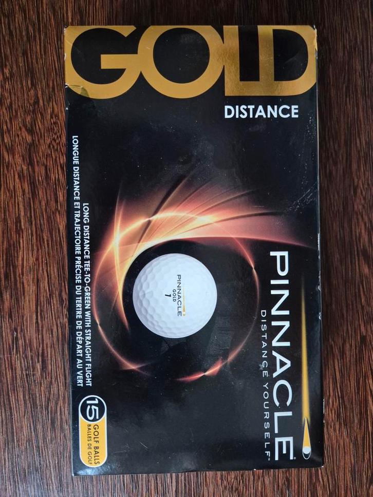 Pinnacle Gold Distance Golfballen - Set van 3, Sport en Fitness, Golf, Nieuw, Bal(len), Overige merken, Ophalen of Verzenden