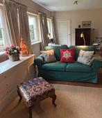 Ektorp bank - Groene hoes, Huis en Inrichting, Ophalen, Gebruikt, 150 tot 200 cm, Tweepersoons