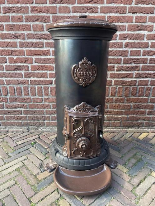 Zeer mooie Grote Godin hout of kolen kachel type 3721 (10KW), Huis en Inrichting, Haarden, Zo goed als nieuw, Houthaard, Ophalen