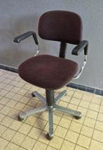 Retro Vintage Bureaustoel - In Topstaat, Ophalen, Ergonomisch, Zo goed als nieuw, Zwart