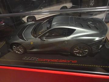 Ferrari 812 Competizione 2021 Grigio Coburn 1:18 BBR  beschikbaar voor biedingen