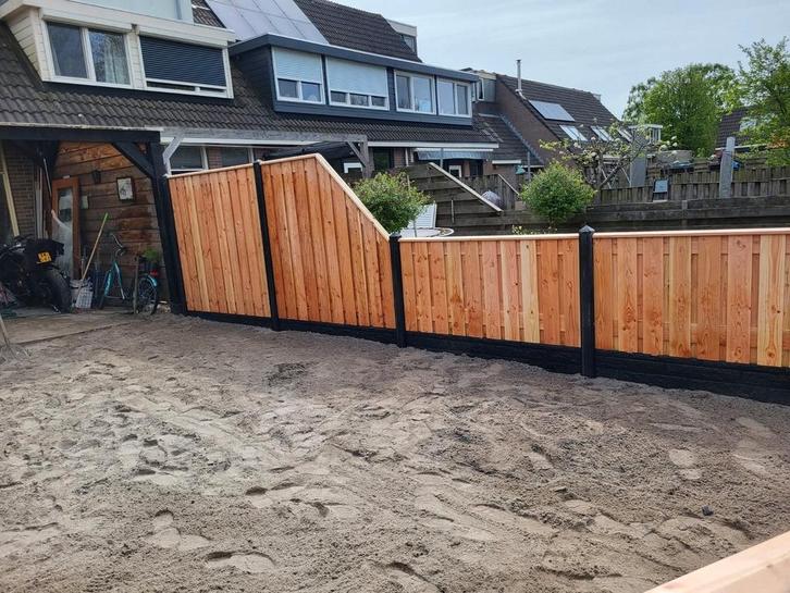A.B schutting en tuinaanleg, Tuin en Terras, Schuttingen, Nieuw, Hout, 1 tot 2 meter, Minder dan 3 meter, Ophalen of Verzenden