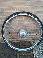 Gazelle Oranje 28 inch Voorwiel met Motor, Fietsen en Brommers, Fietsonderdelen, Ophalen of Verzenden