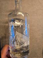 Lege Fles 'Rondje Rotterdam' Glas, Huis en Inrichting, Woonaccessoires | Vazen, Overige kleuren, Ophalen of Verzenden, Minder dan 50 cm