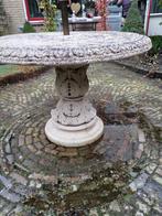 Verweerde betonnen buitentafel, Tuin en Terras, Tuintafels, Ophalen, Zo goed als nieuw, Rond, Overige materialen
