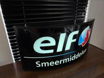 Elf smeermiddelen lichtbak/reclamebord - Garage/Mancave beschikbaar voor biedingen