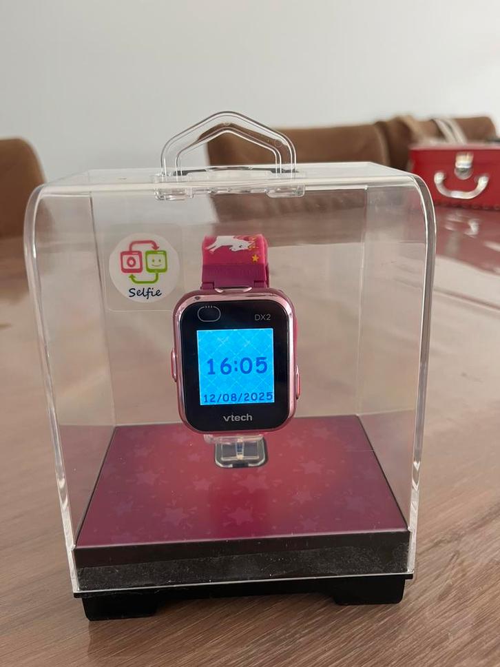 Vtech Kidizoom smart watch DX2 paars. Met oplader., Sieraden, Tassen en Uiterlijk, Horloges | Kinderen, Gebruikt, Meisje, Paars