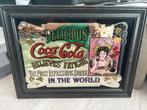 Antieke Coca-Cola Spiegel, Ophalen, Rechthoekig, Minder dan 50 cm, Minder dan 100 cm
