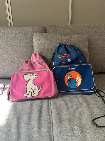 Kuifje en Bobby kinder rugzakjes beschikbaar voor biedingen