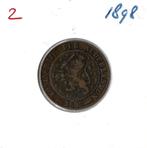 2,5 cent 1898 Wilhelmina (zie scans) 2, Postzegels en Munten, Koningin Wilhelmina, Ophalen of Verzenden