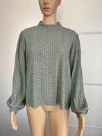G401 Gestuz mt. 36=S blouse top mint-groen, Kleding | Dames, Blouses en Tunieken, Ophalen of Verzenden, Zo goed als nieuw, Gestuz