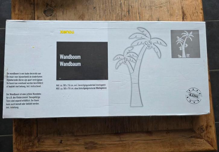 2345 Xenos Wandboom mdf boom knutselboom behangboom, Kinderen en Baby's, Kinderkamer | Inrichting en Decoratie, Nieuw, Wanddecoratie