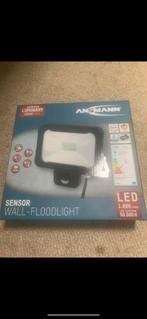 Nieuw! Ansman sensor wall-floodlight led 20watt, Zonne-energie, Kunststof, Minder dan 50 watt, Wandlamp