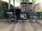 Bakfiets Cangoo 24  zwart, Fietsen en Brommers, Fietsen | Bakfietsen, Ophalen, Zo goed als nieuw, Overige merken