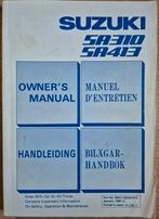 Handleiding Suzuki Swift SA310 SA413 Owners Manual, Ophalen of Verzenden