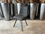 Nieuwe eetkamerstoelen Noor in stof Cowboy Antraciet