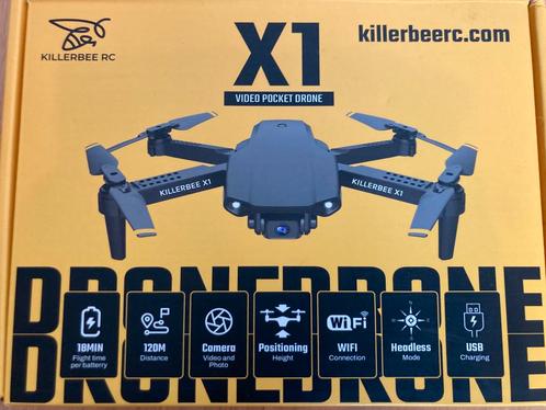 Drone killerbee X1, Audio, Tv en Foto, Drones, Zo goed als nieuw, Drone met camera, Ophalen of Verzenden