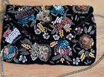 Fluwelen tasje met pailletten en kraaltjes, Verzenden, Nieuw, Overige kleuren, Schoudertasje