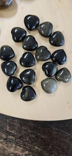 goud obsidiaan hartjes, Ophalen of Verzenden