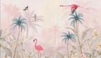 Poespas behang Pink Flamingo 10 rollen, Ophalen of Verzenden