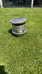 Trekkap RVS 150mm, Doe-het-zelf en Verbouw, Buizen en Afvoer, Ophalen, Zo goed als nieuw, Rvs, Minder dan 2 meter