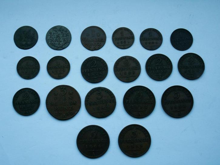 Duitse Staten - PRUISSEN.  Mooie compilatie van 31 munten., Postzegels en Munten, Munten | Europa | Niet-Euromunten, Setje, Duitsland