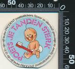 Sticker: Prodent - Poets je tanden sterk (1), Verzamelen, Ophalen of Verzenden, Zo goed als nieuw, Bedrijf of Vereniging