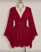 Tuniek Jaleesa Bordeaux (44-52), Verzenden, Nieuw, Rood, Blouse of Tuniek