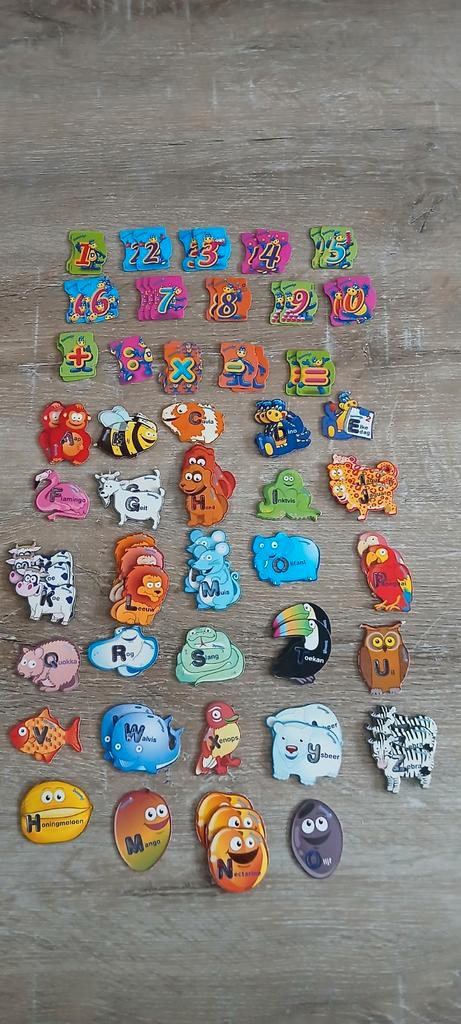 Cijfers en letters fruit dieren magneten danoontje, Kinderen en Baby's, Speelgoed | Overig, Zo goed als nieuw, Jongen of Meisje