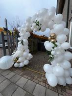 Ballonnenboog Wit/Goud huwelijk verjaardag babyshower, Ophalen of Verzenden, Nieuw, Versiering, Geboorte of Huwelijk